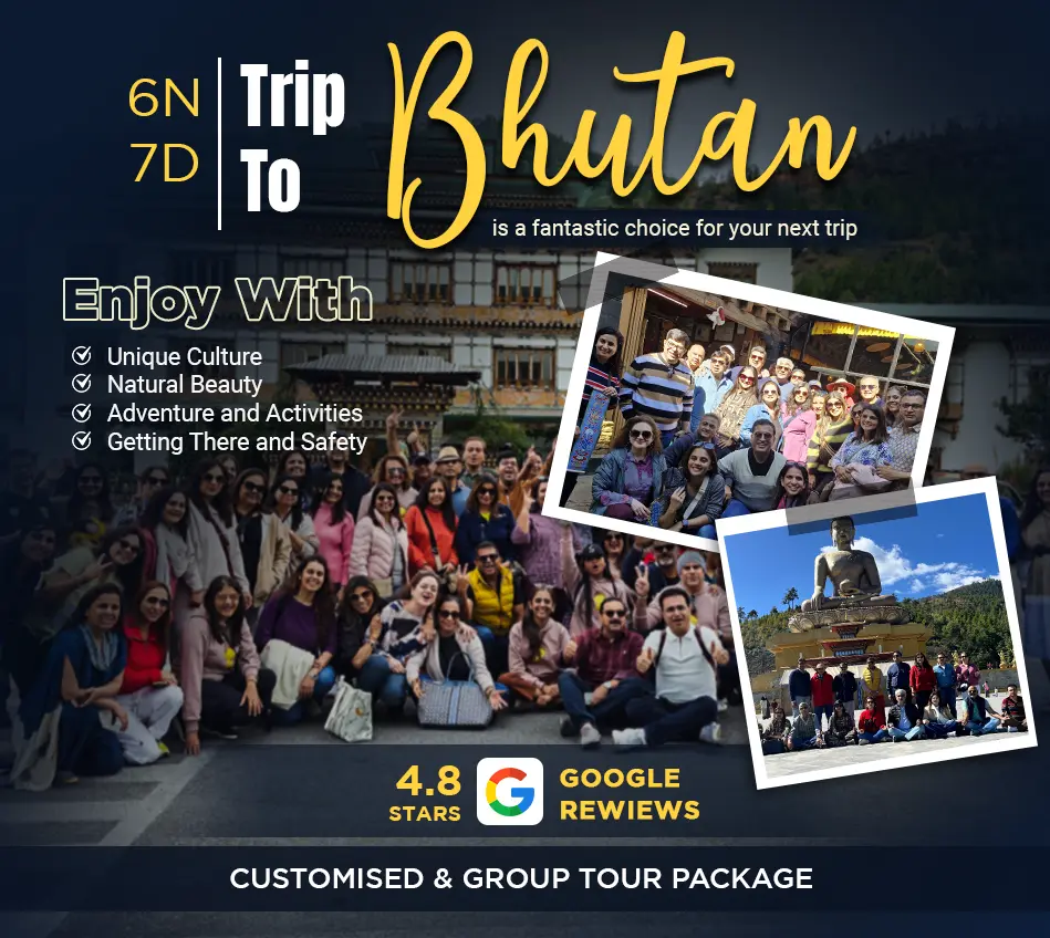 Bangalore to Bhutan tour package with Explore Touristhub Holidays LLP