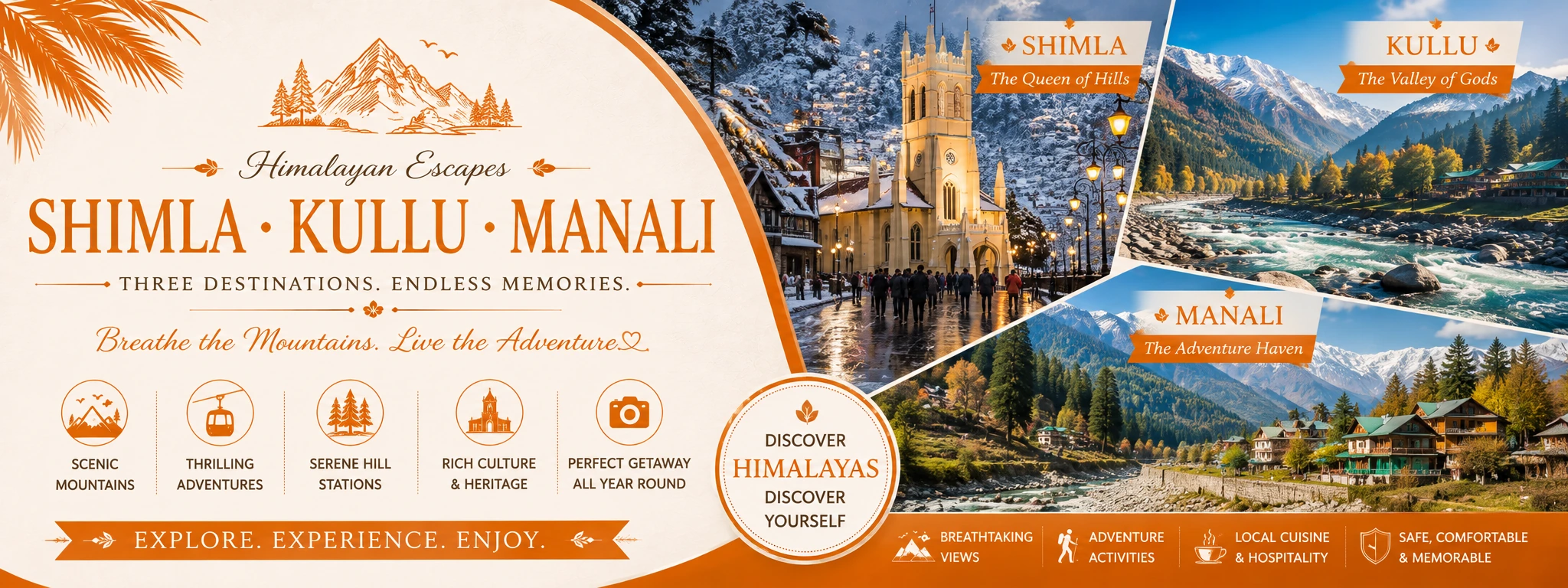Shimla Kullu Manali tour from Chandigarh with Touristhub Holidays