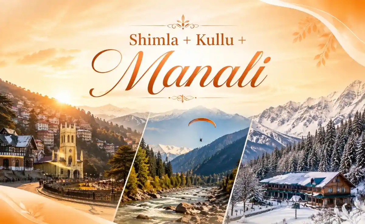 Shimla Manali Amritsar tour package from Chandigarh