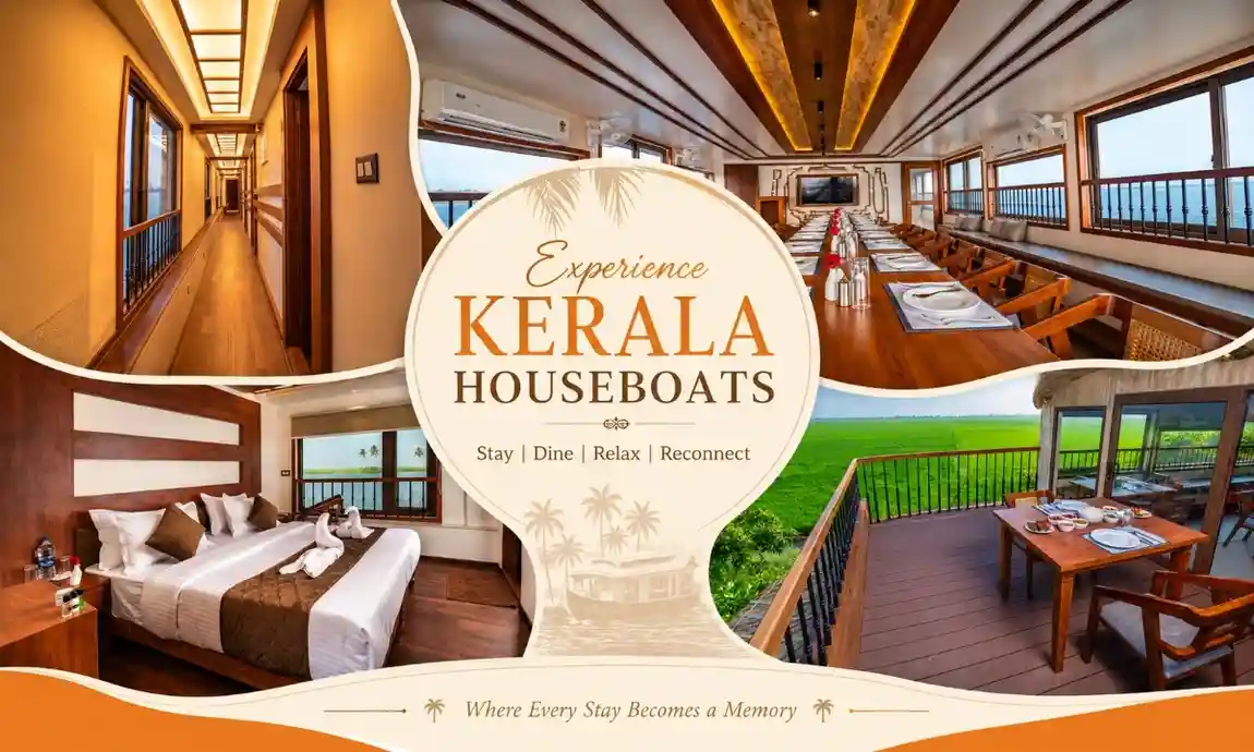 Alleppey boat house package with Touristhub Holidays