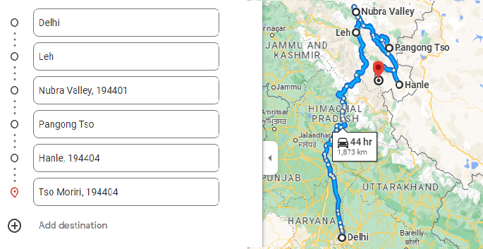ladakh bike tour with touristhubindia