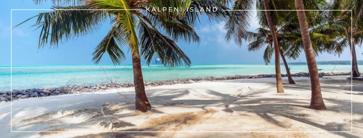 Lakshadweep Seaplane with Kalpeni Island