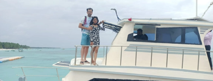 Lakshadweep honeymoon package with flight with Touristhub holidays