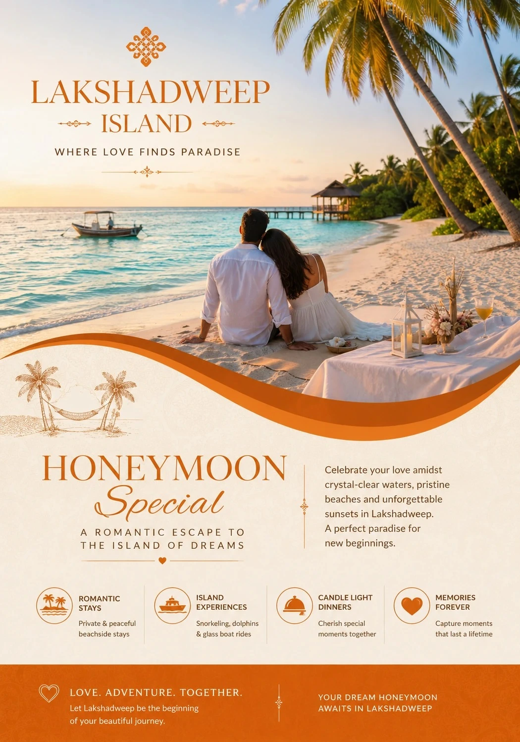 Lakshadweep honeymoon tour packages with Touristhub holidays