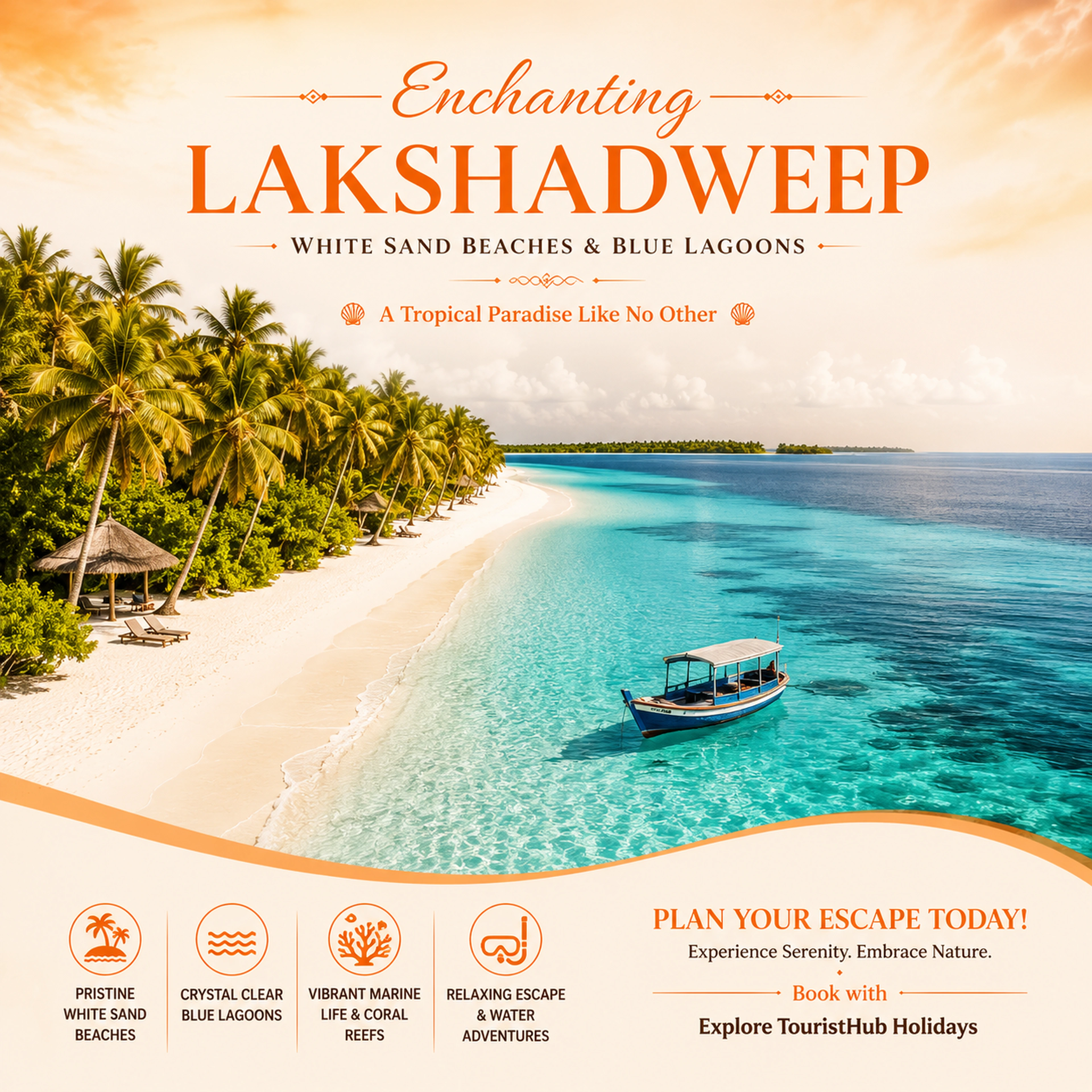 Lakshadweep tour from Kochi with touristhub