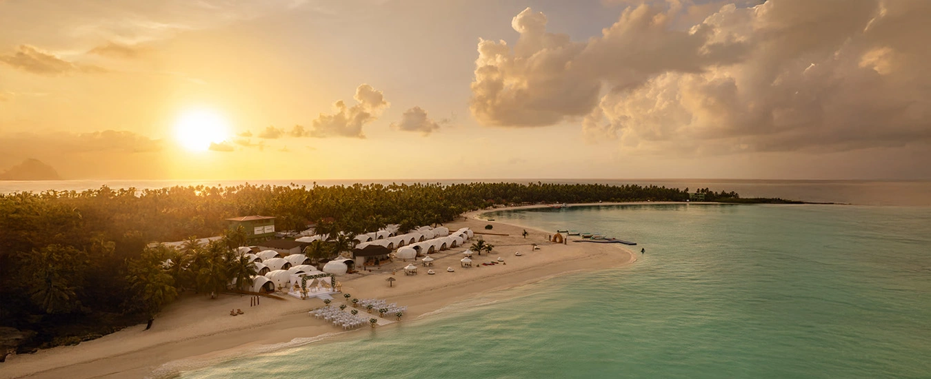 Praveg atoll's Thinnakara resort package with TouristHub Holidays The Best Lakshadweep Travel Agency