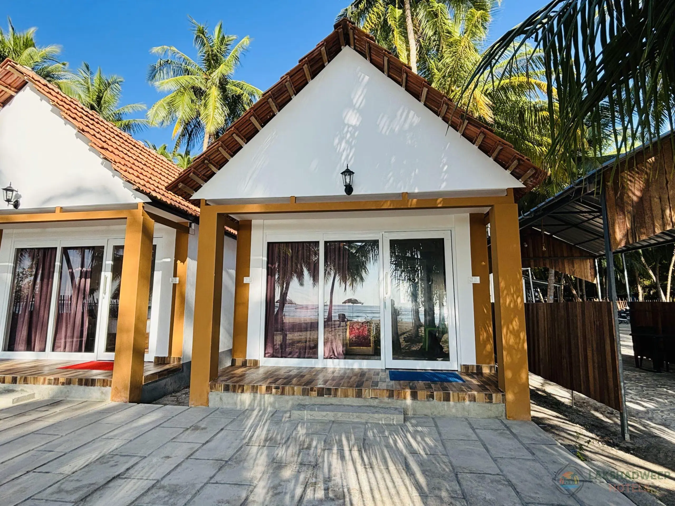 Lakshadweep eastern beach resort happy guest