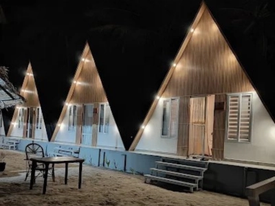 Sand bank resort accommodation