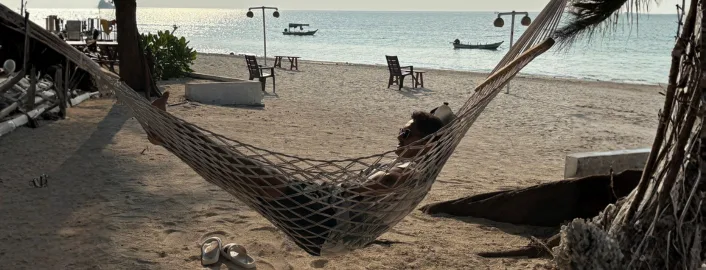 happy guest at Sea Shell resort kavaratti with Touristhub Holidays