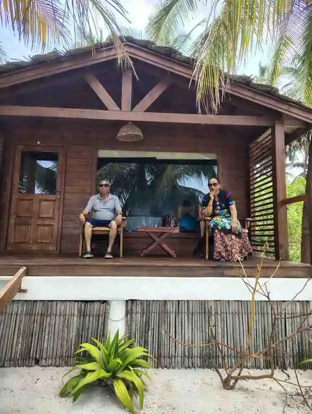 Kavaratti the capital resort happy guest