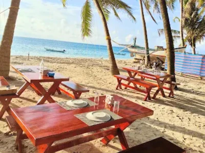 White sand resort accommodation